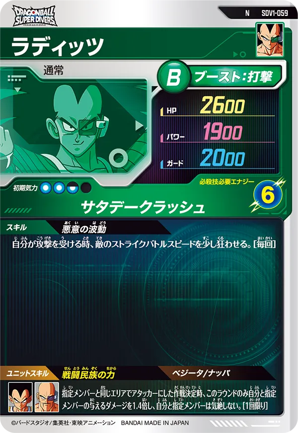 ラディッツ（SDV1-059）［N］