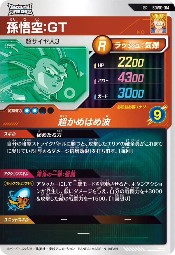 孫悟空：ＧＴ（SDV10-014）［SR］