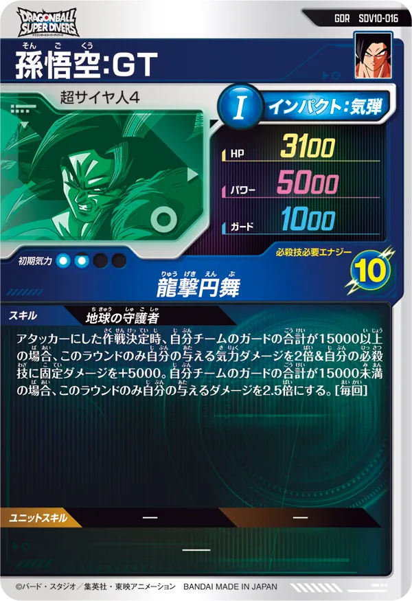 孫悟空：ＧＴ（SDV10-016）［GDR］