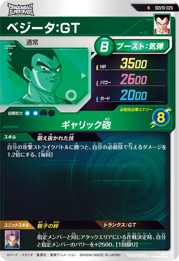 ベジータ：ＧＴ（SDV10-025）［N］
