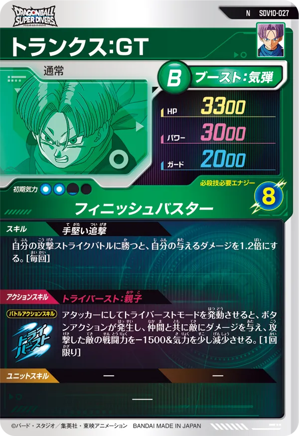トランクス：ＧＴ（SDV10-027）［N］
