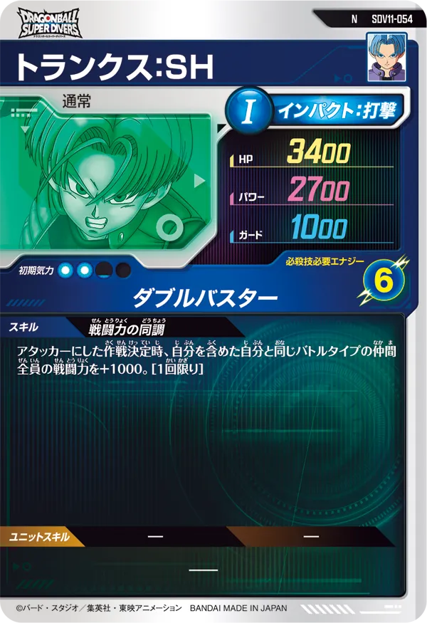 トランクス：ＳＨ（SDV11-054）［N］