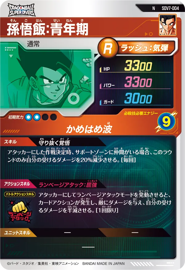 孫悟飯：青年期（SDV7-004）［N］