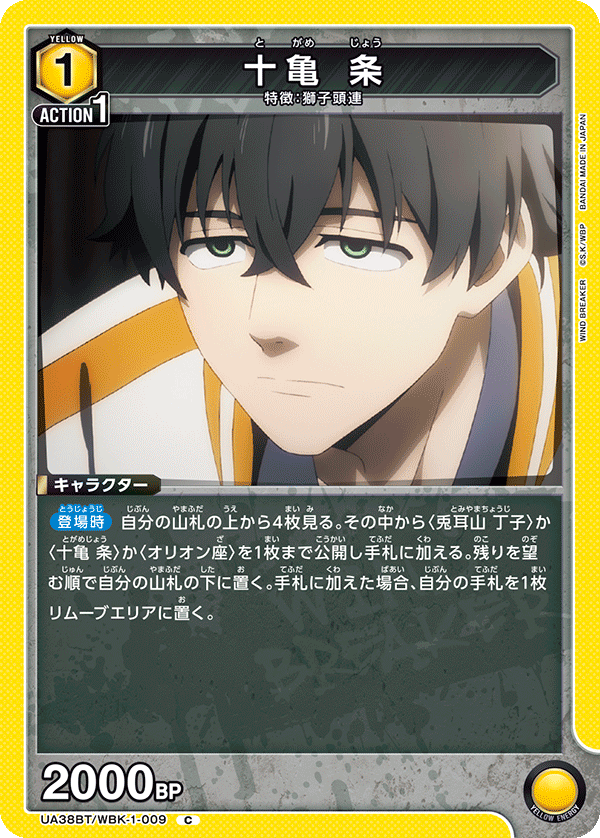 十亀 条（UA38BT/WBK-1-009）［C］