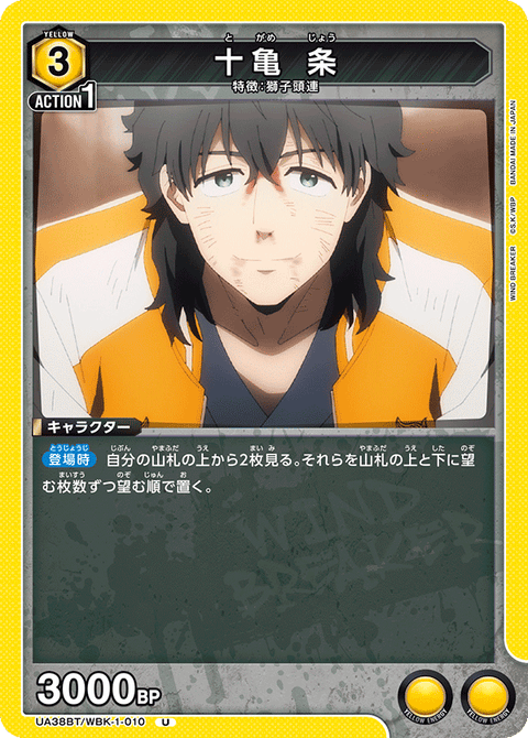 十亀 条（UA38BT/WBK-1-010）［U］