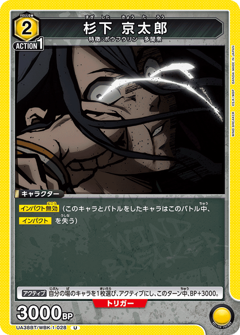 杉下 京太郎（UA38BT/WBK-1-028）［U］