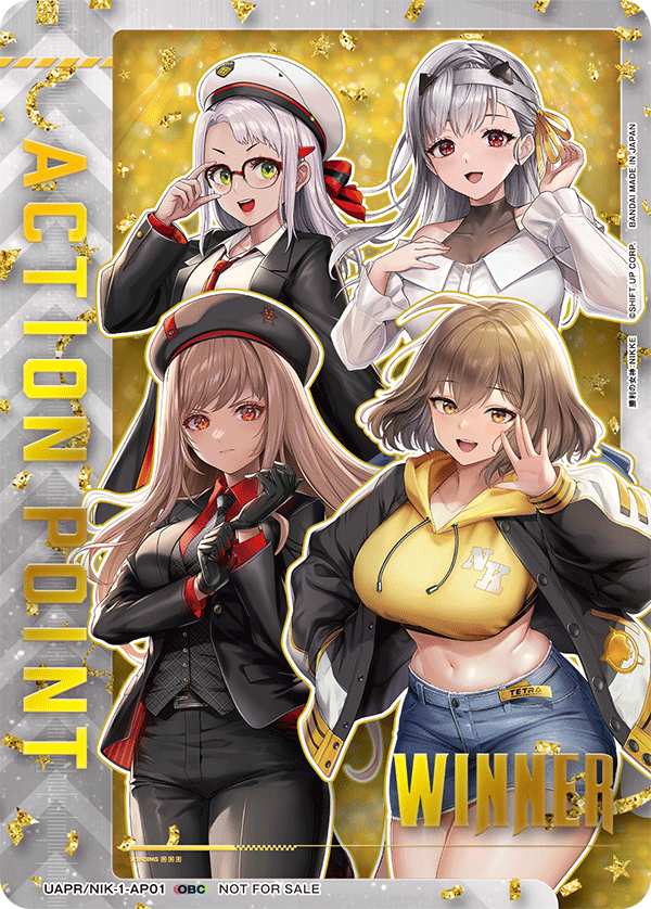 アクションポイントカード(勝利の女神：NIKKE)（UAPR/NIK-1-AP01）［AP / パラレル］