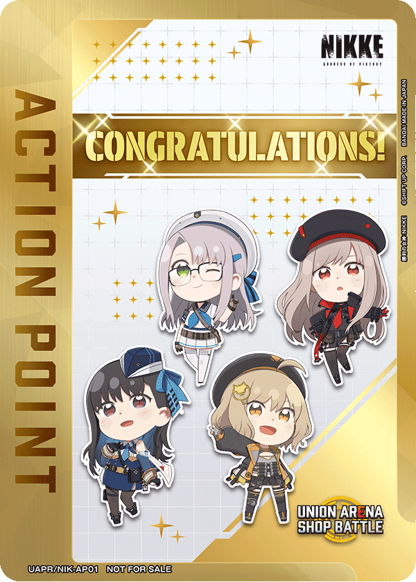 アクションポイントカード(勝利の女神：NIKKE)（UAPR/NIK-AP01）［AP］