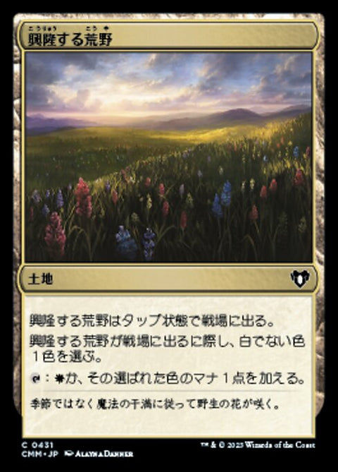 興隆する荒野（CMM 431・フォイル・日本語）