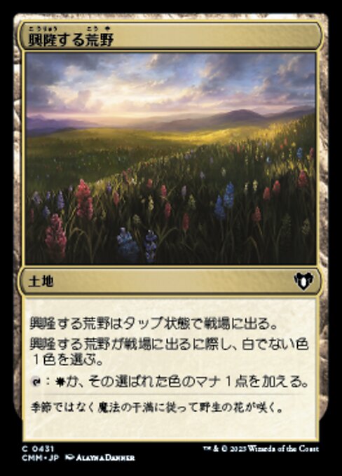 興隆する荒野（CMM 431・フォイル・日本語）