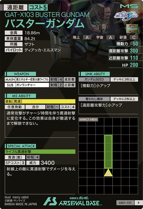 バスターガンダム（AB01-031）［R］