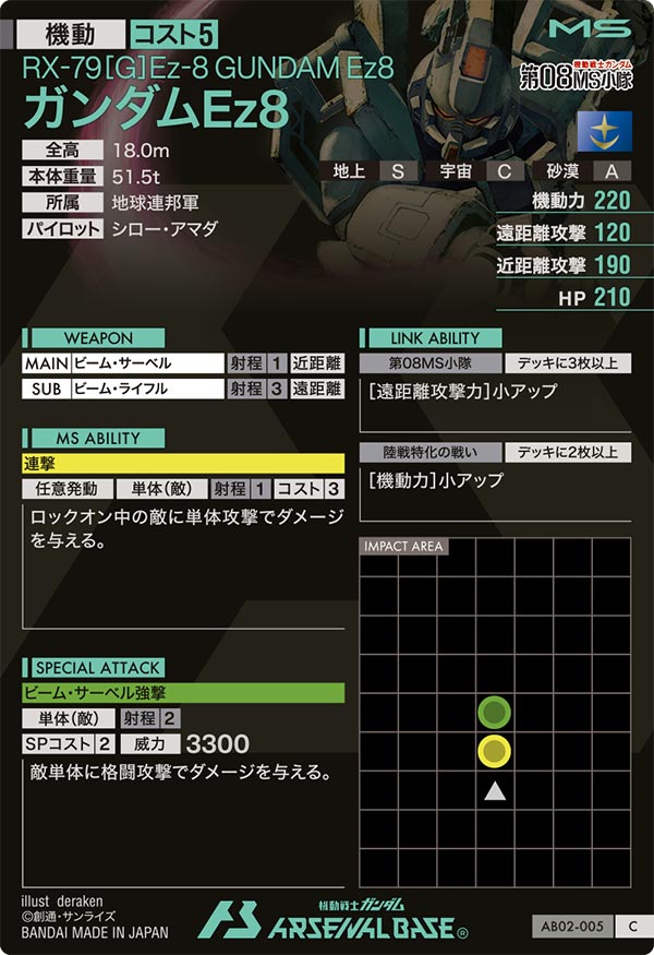 ガンダムEz8（AB02-005）［C］