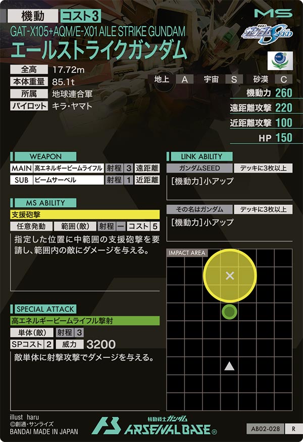 エールストライクガンダム（AB02-028）［R］