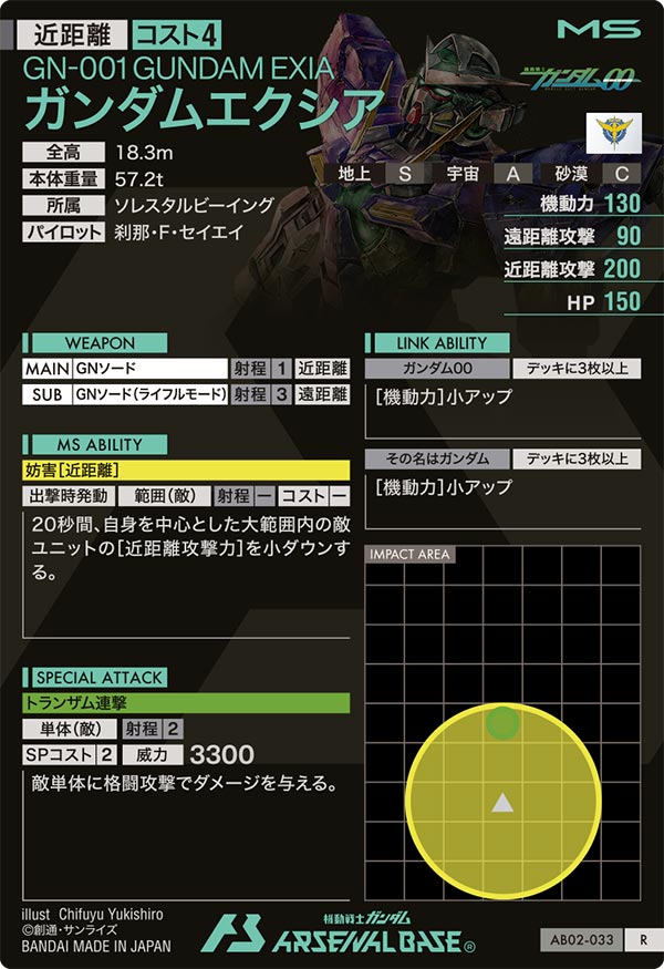ガンダムエクシア（AB02-033）［R］
