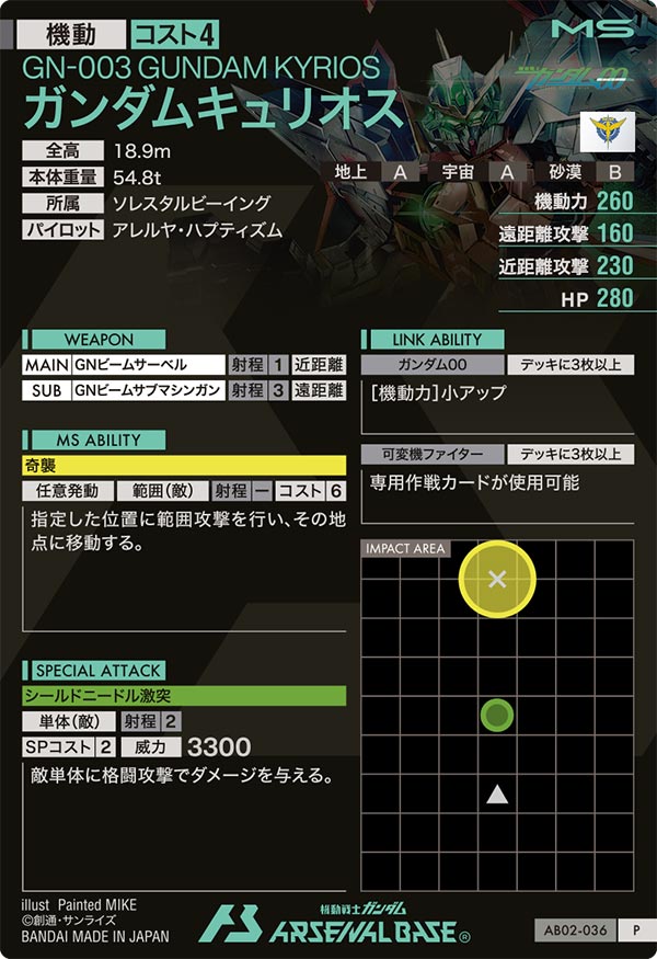 ガンダムキュリオス（AB02-036）［P］