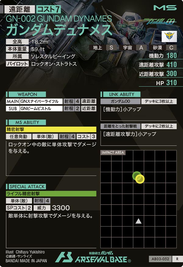 ガンダムデュナメス（AB03-052）［R］
