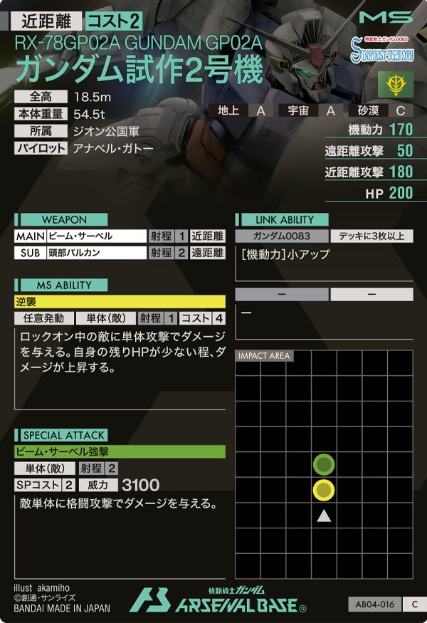 ガンダム試作2号機（AB04-016）［C］