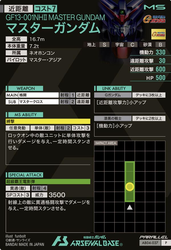マスターガンダム（AB04-037）［P / PARALLEL］