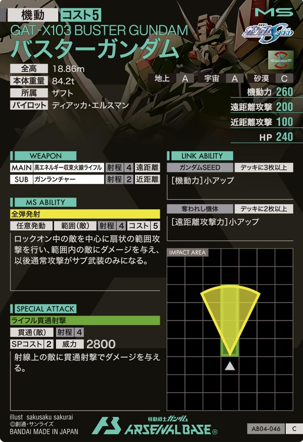 バスターガンダム（AB04-046）［C］