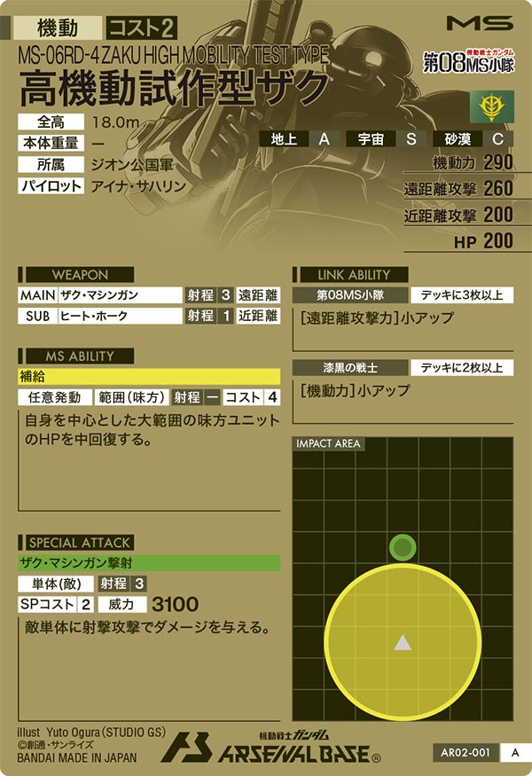 高機動試作型ザク（AR02-001）［A］