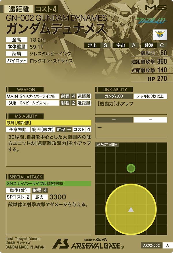 ガンダムデュナメス（AR02-002）［A］