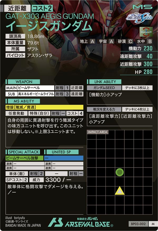 イージスガンダム（BP03-002）［M］