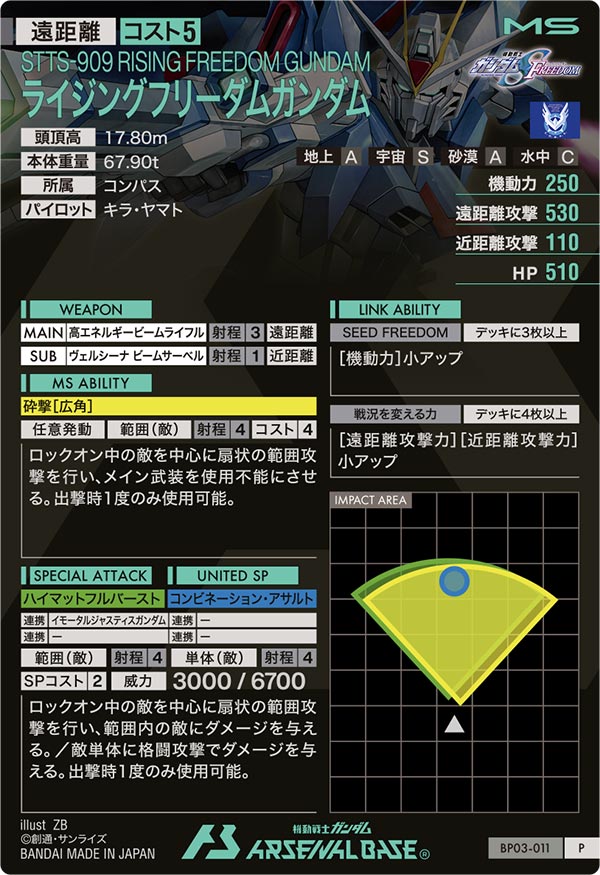 ライジングフリーダムガンダム（BP03-011）［P］