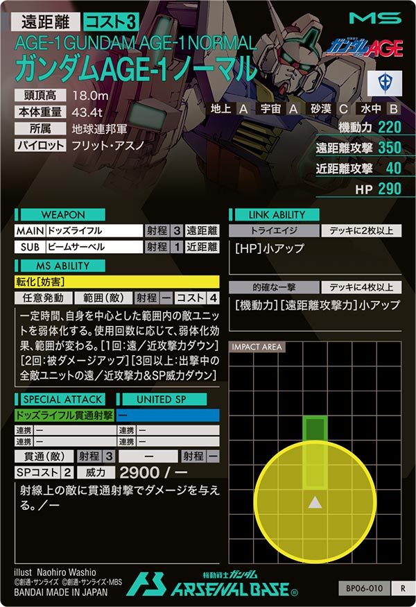 ガンダムAGE-1 ノーマル（BP06-010）［R］