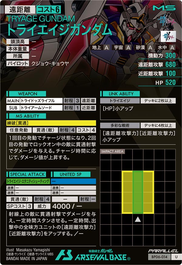 トライエイジガンダム（BP06-014）［U / PARALLEL］
