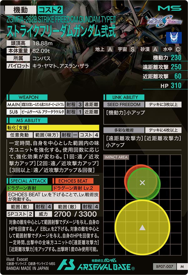 ストライクフリーダムガンダム弐式（BP07-007）［M］