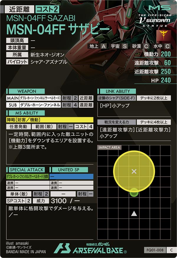 MSN-04FF サザビー（FQ01-008）［C］