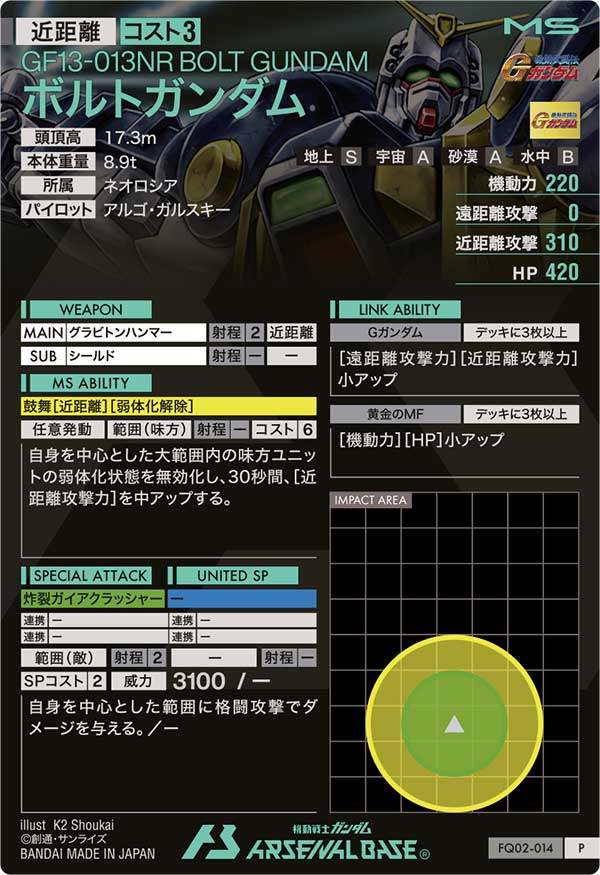 ボルトガンダム（FQ02-014）［P］