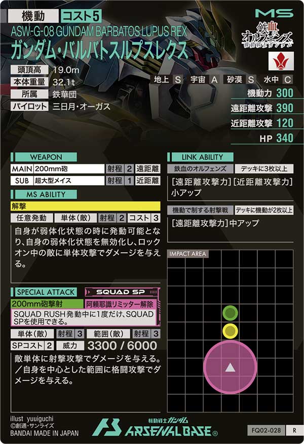 ガンダム・バルバトスルプスレクス（FQ02-028）［R］