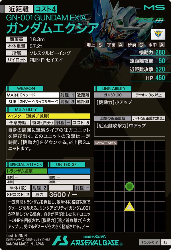 ガンダムエクシア（FQ06-019）［LE］