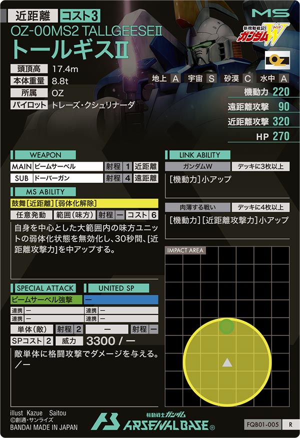 トールギスⅡ（FQB01-005）［R］