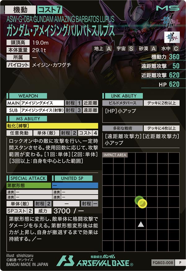 ガンダム・アメイジングバルバトスルプス（FQB03-008）［P］