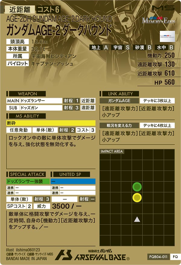 ガンダムAGE-2 ダークハウンド（FQB04-011）［FQ］