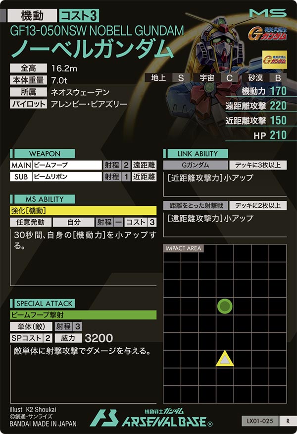 ノーベルガンダム（LX01-025）［R］