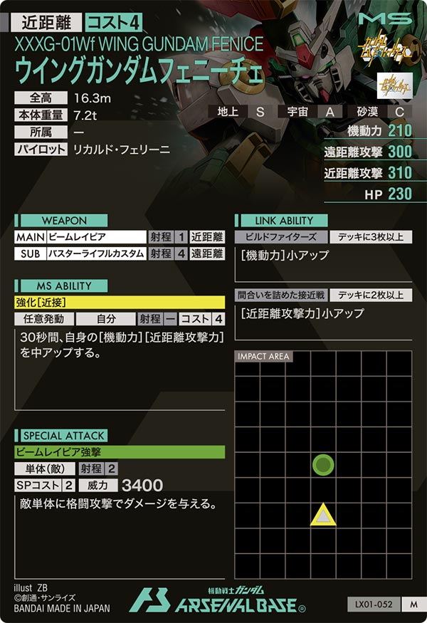 ウイングガンダムフェニーチェ（LX01-052）［M］