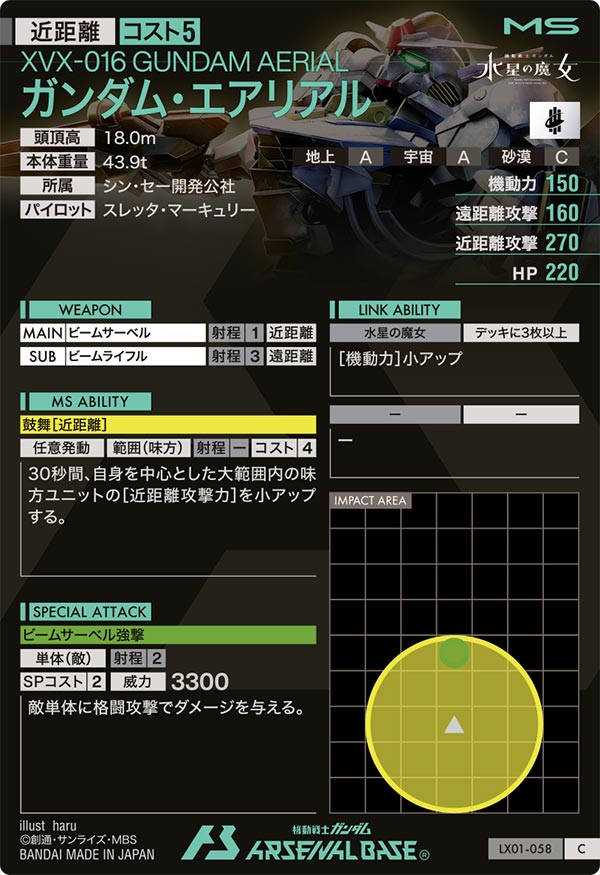 ガンダム・エアリアル（LX01-058）［C］
