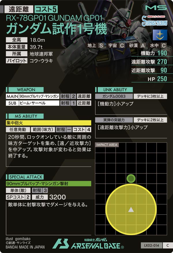 ガンダム試作1号機（LX02-014）［C］