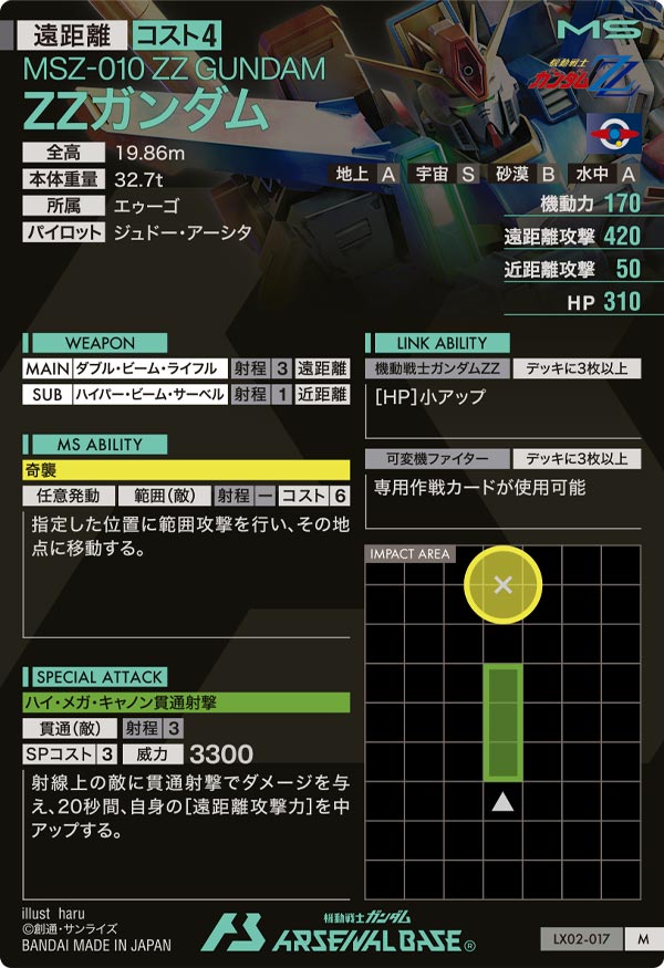 ZZガンダム（LX02-017）［M］