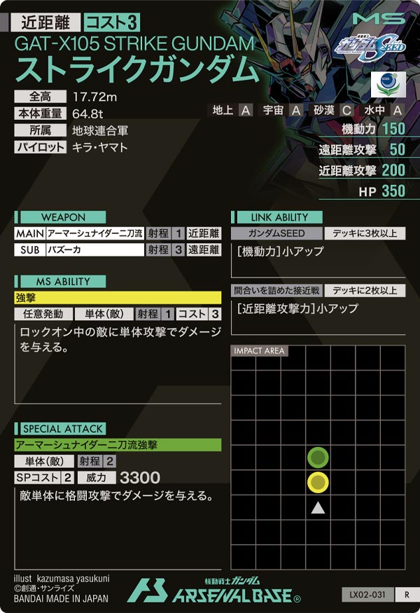 ストライクガンダム（LX02-031）［R］