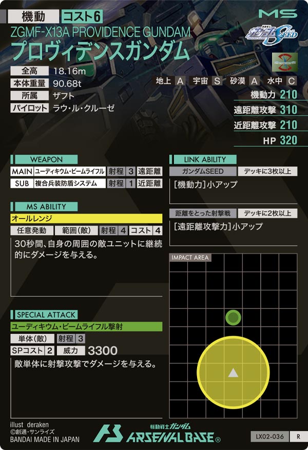 プロヴィデンスガンダム（LX02-036）［R］