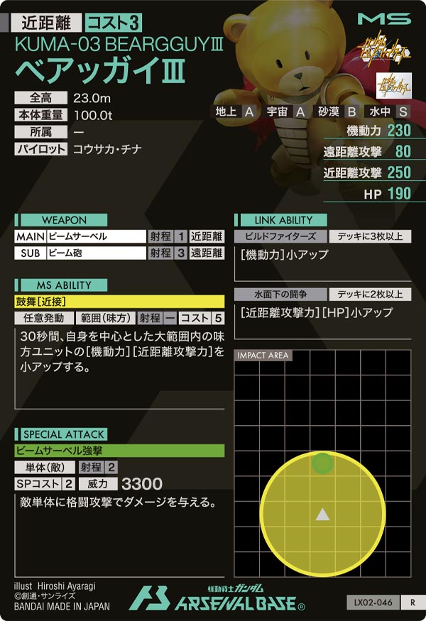 ベアッガイⅢ（LX02-046）［R］