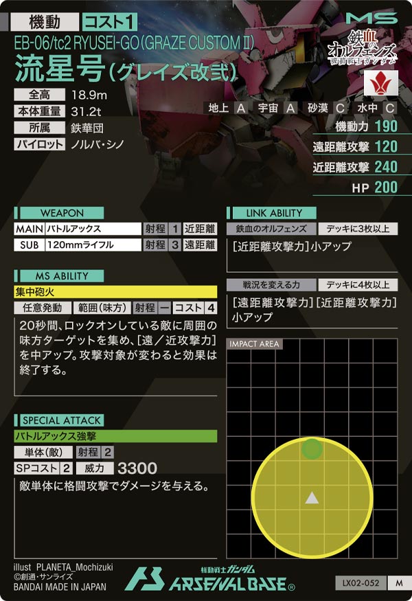 流星号(グレイズ改弐)（LX02-052）［M］