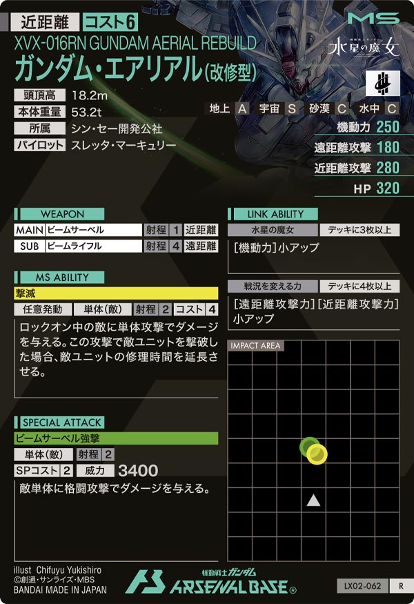 ガンダム・エアリアル(改修型)（LX02-062）［R］