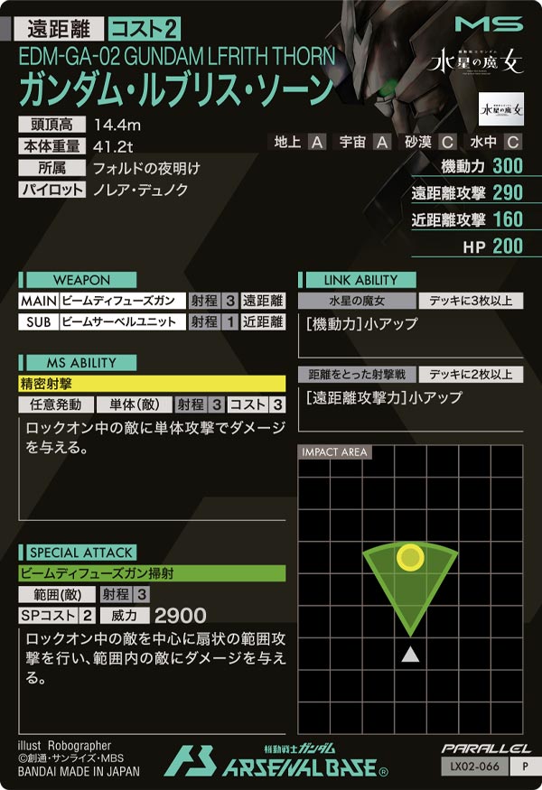 ガンダム・ルブリス・ソーン（LX02-066）［P / PARALLEL］