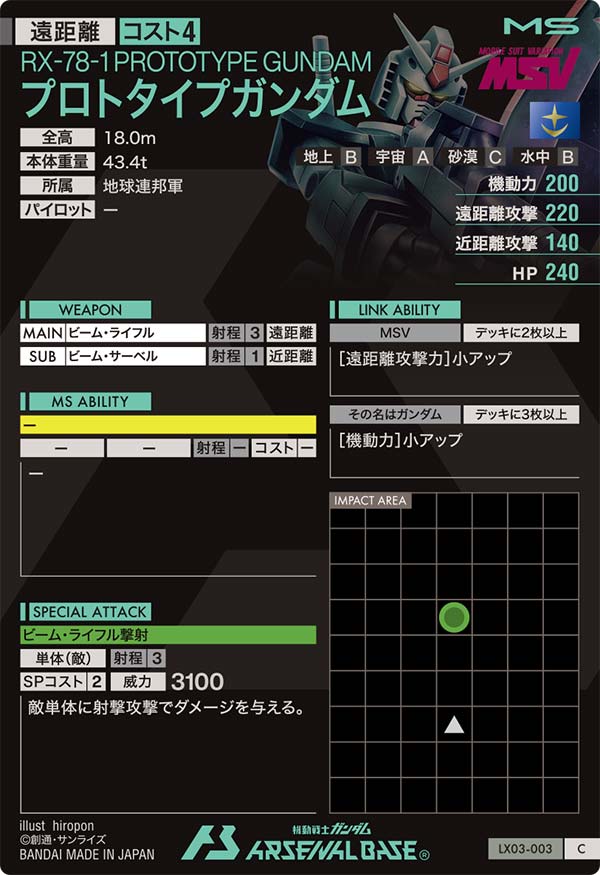 プロトタイプガンダム（LX03-003）［C］