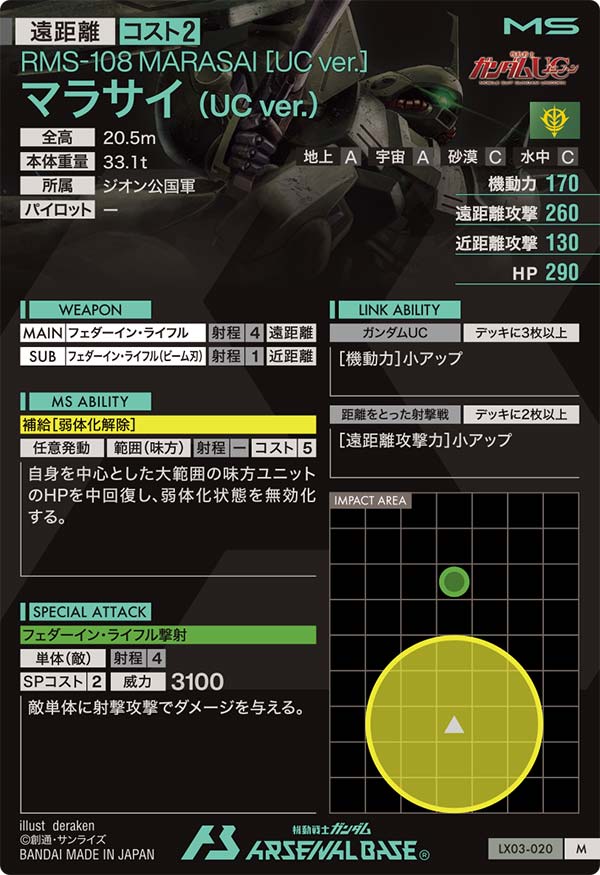 マラサイ (UC ver.)（LX03-020）［M］